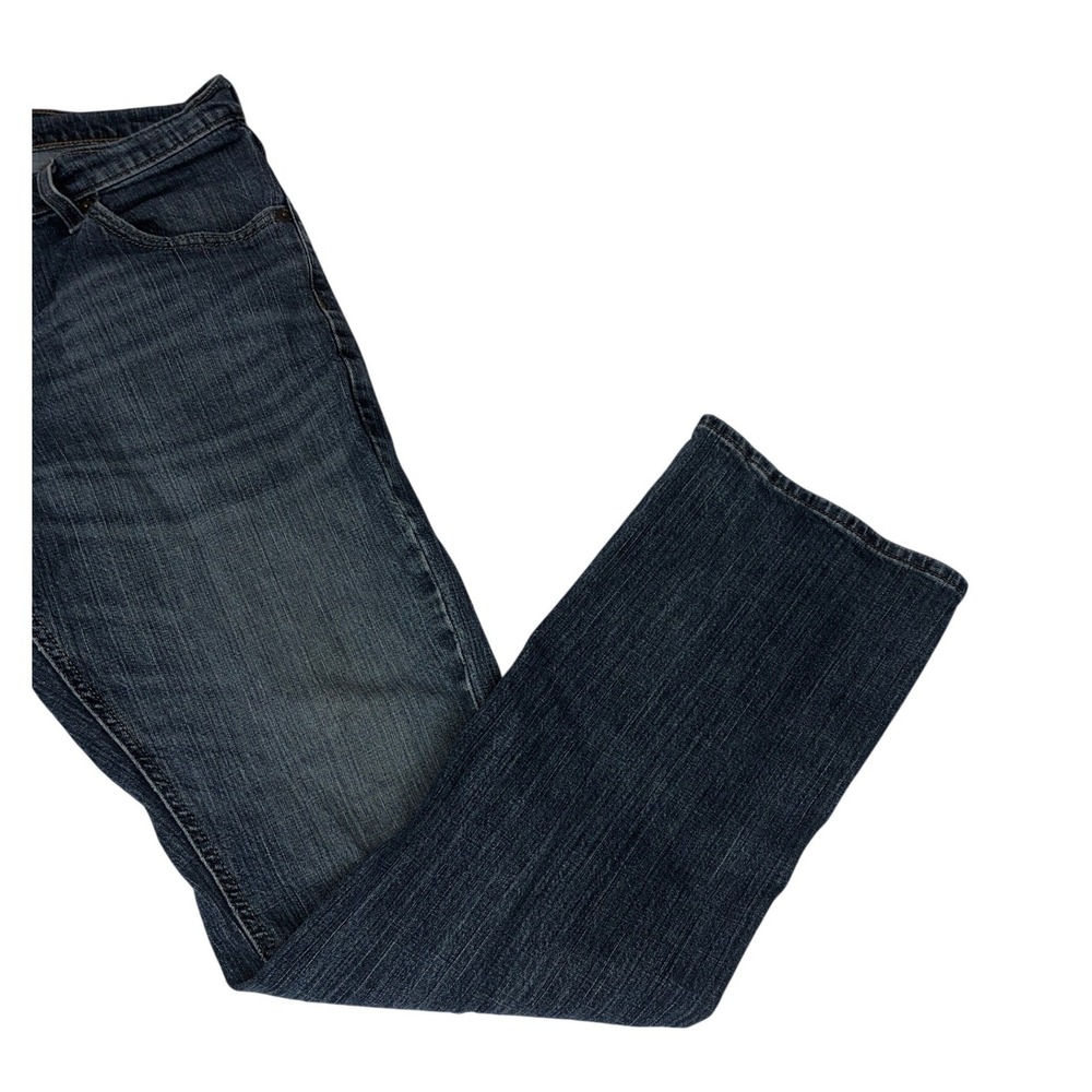 Signature Levi Strauss Gold Label Mens Bootcut Jeans Dark Wash 32x34 Blue Denim - Picture 7 of 9